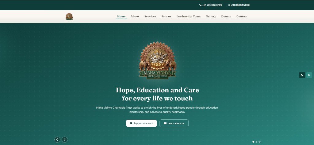 Maha Vidhya Charitable Trust preview